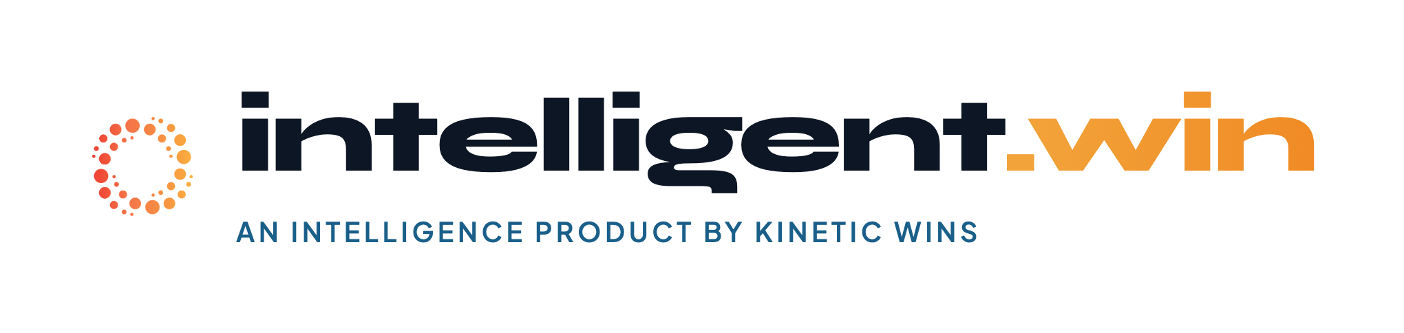 Intelligent Win logo, dark wordmark for light backgrounds